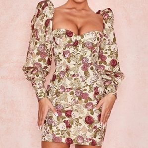 HOUSE OF CB 'AZIE' VINTAGE FLORAL DRESS